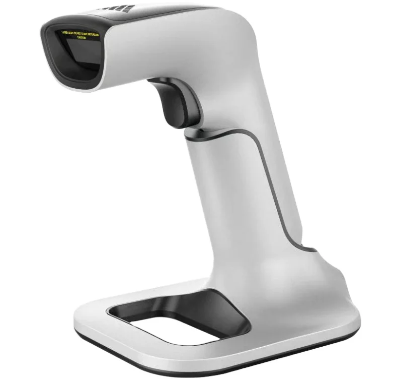 充電クレードル付き1D 2Dワイヤレスハンドヘルドバーコードスキャナー