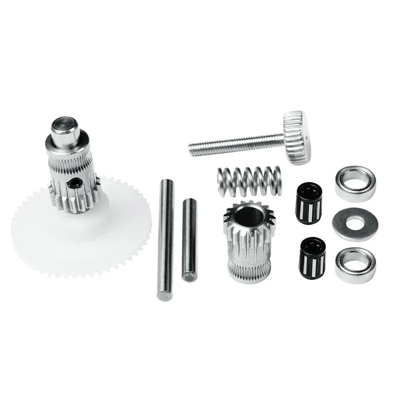 Double Gear Extruder Assembly Kit for Sherpa Mini Extruder and For Voron For 3D Printers Stable Feeding for Flexible Filaments