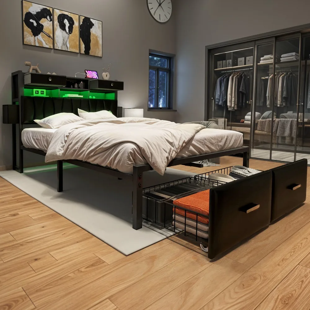 

Каркас кровати с металлической обивкой размера Queen 89x60 с/