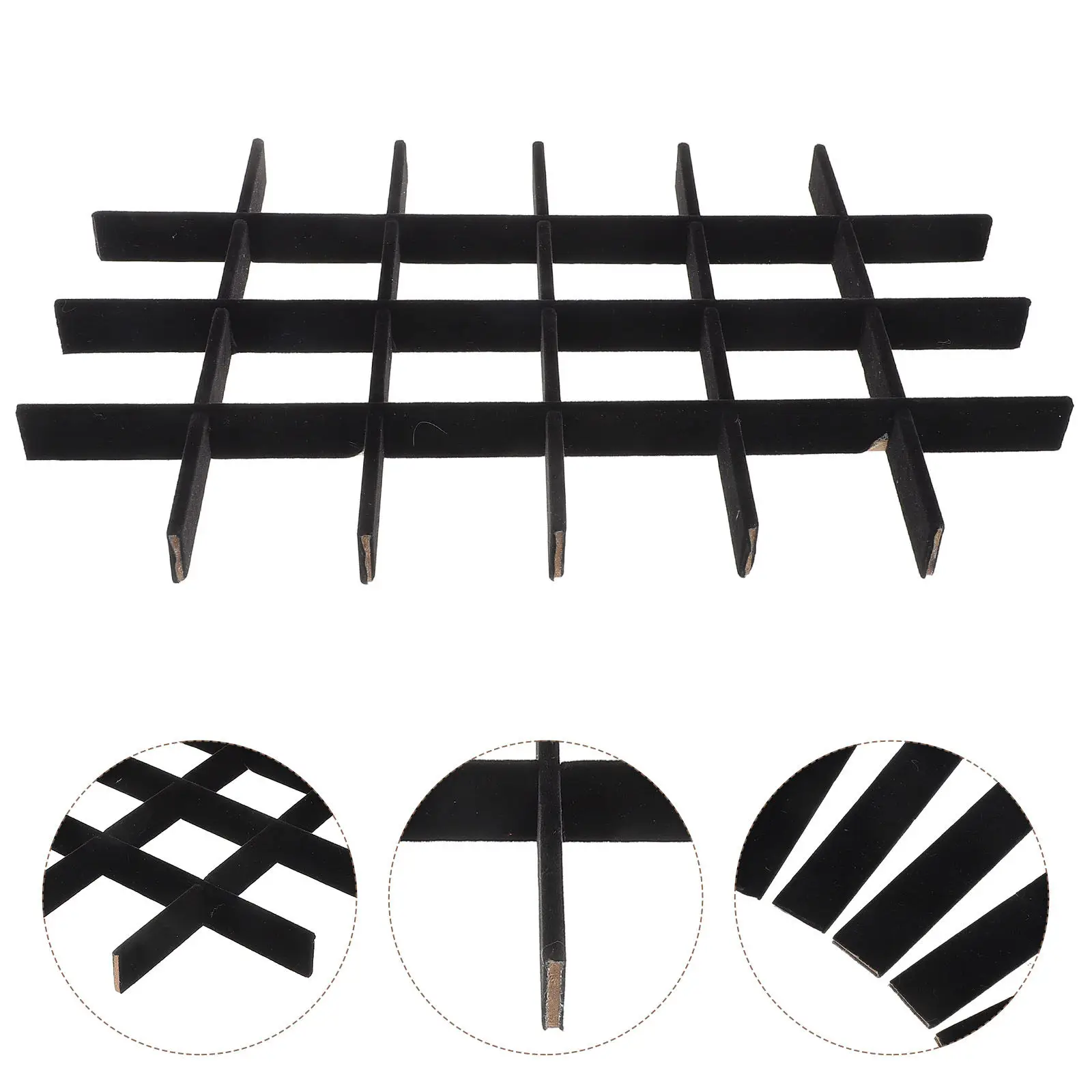 

1Set Jewelry Tray Organizer Divider DIY Adjustable Insert for Jewelry Box Storage and Display Tray Organizer Dividers