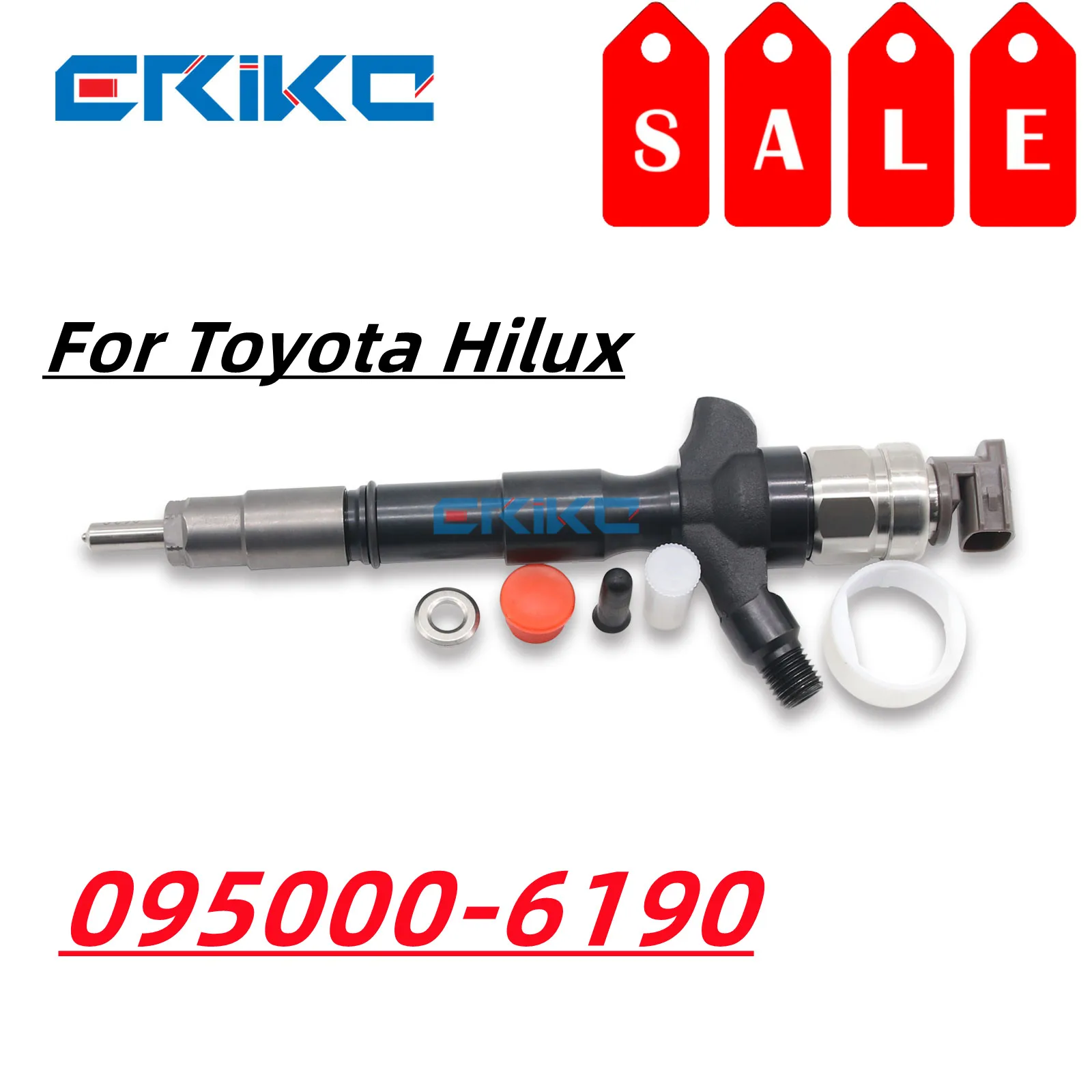 

ERIKC 095000-6190 Auto Fuel Injector 095000-619# Injection Nozzle 8-97602485-4 8-97602485-6 23670-0L010 for Toyota G2