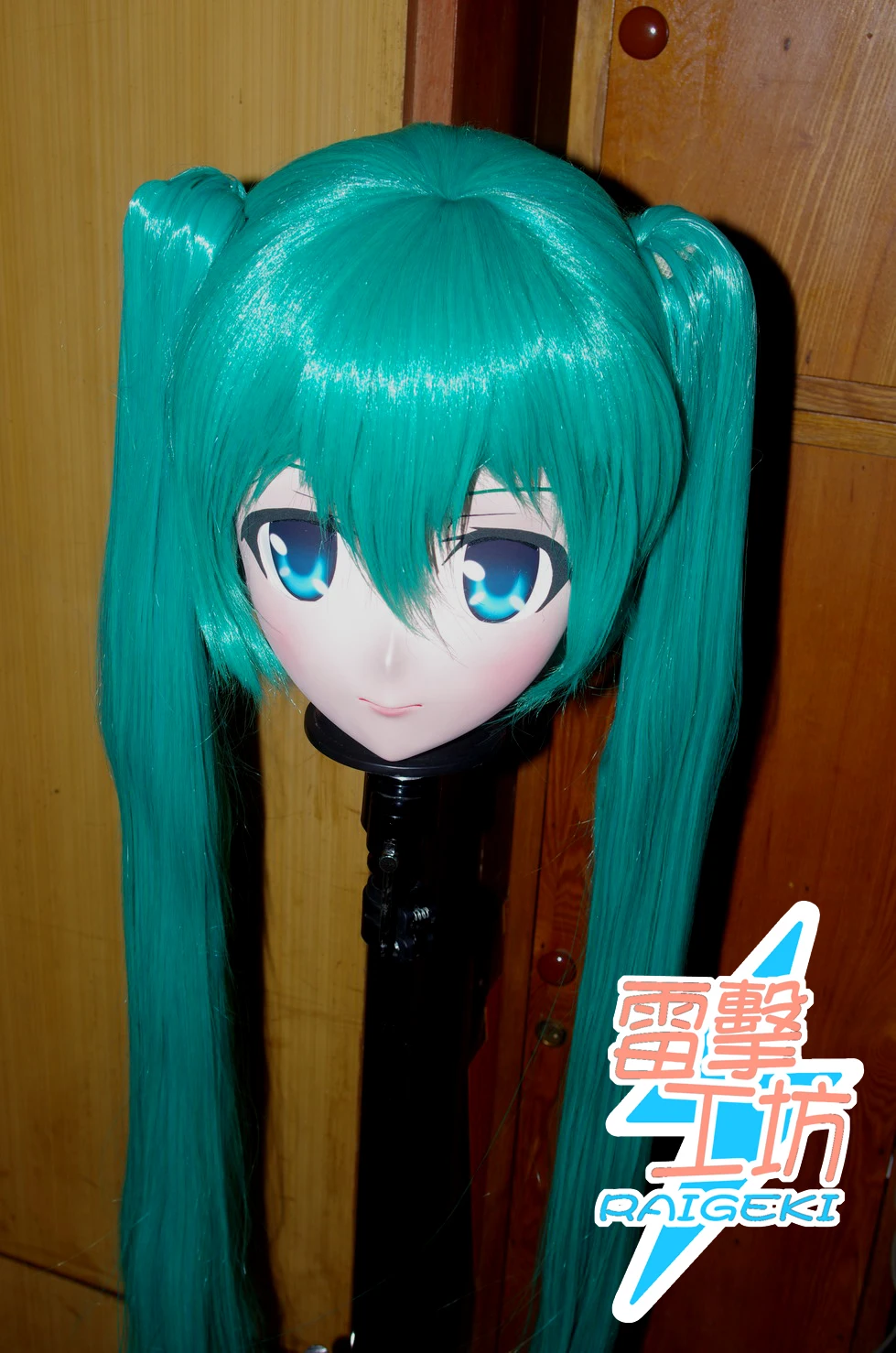 (LJ-041) Customize Character Female/Girl Resin Kig Full Head With Lock Anime Cosplay Japanese Anime Kigurumi Mask