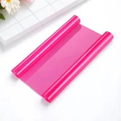 

120Cm X 30Cm Headlight Tint Film Pink Self Adhesive Stretchable Water Resistant Protective Vinyl Film for Car Tail Fog Lights