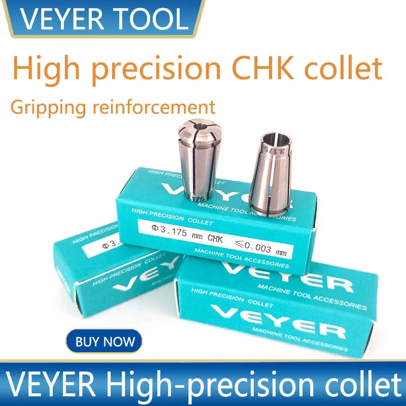 【Free Ship】Collet Chuck PCB Splitter VEYER CHK 3.175/3.0/4.0/5.0/6.0 Spindle Collet CNC Machine Parts