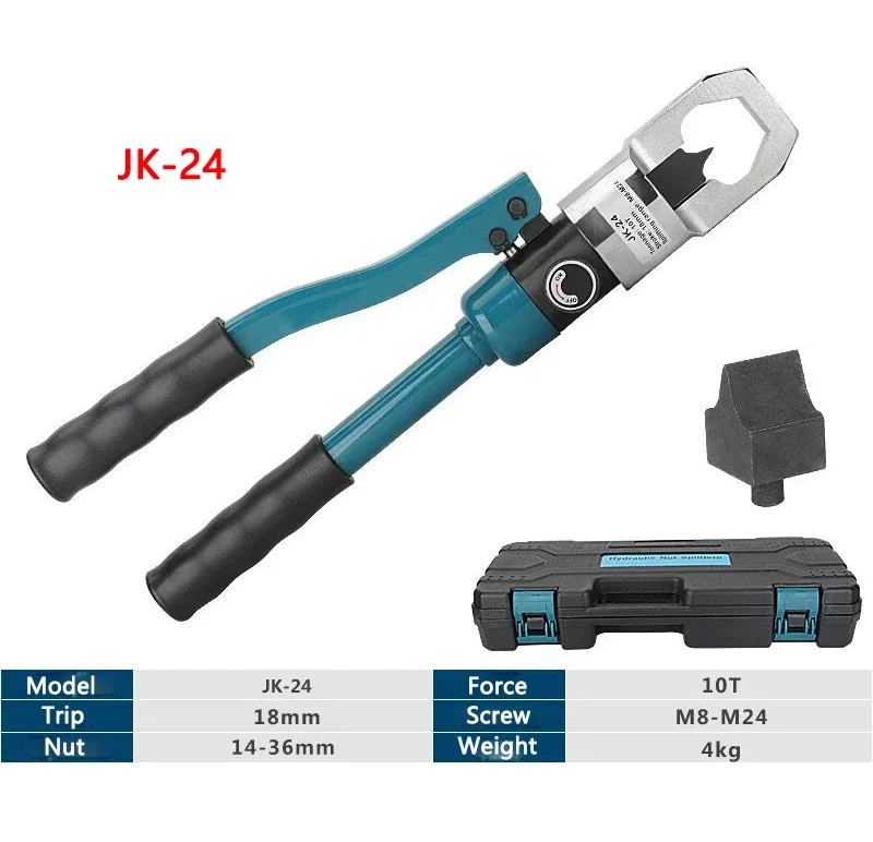 Manual Hydraulic Nut Cutter, Rusted Nut Cutting Broken, Hydraulic Nut Breaker, Screw Crusher, Nut Cutting Device Broken