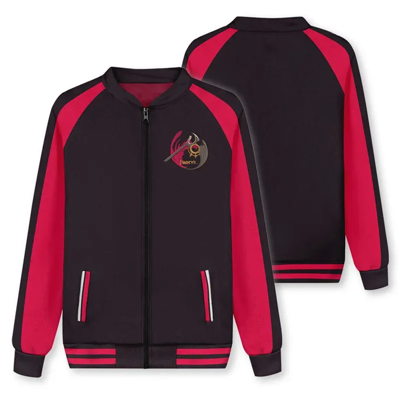 DY20VTuber Hololive Mori Calliope เสื้อฮู้ดคอสเพลย์คิริอุ โคโค่เสื้อแจ็คเก็ตผู้ชายเสื้อ 25