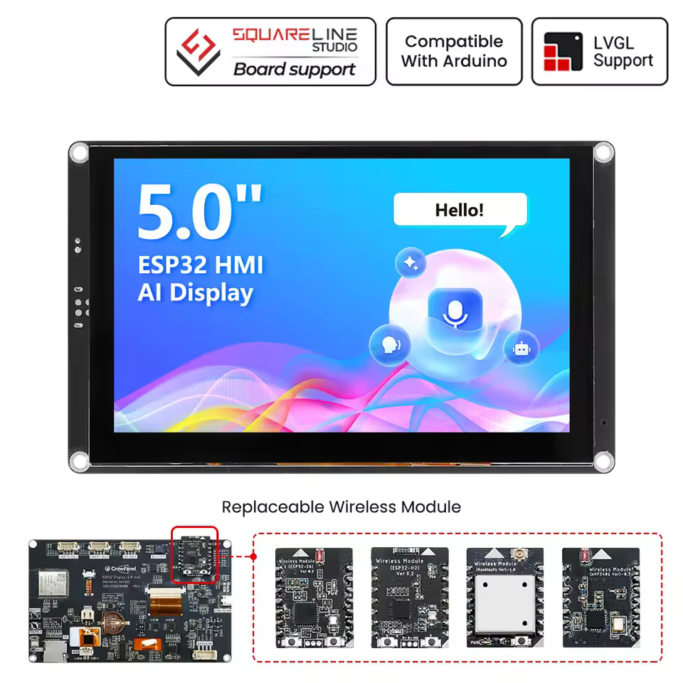 Elecrow 7 Inch Display ESP32 Board