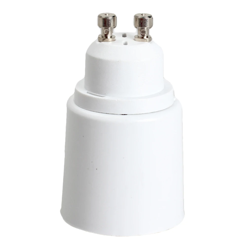 

2PCS GU10 to E27 E26 LED Bulb Socket Adapter Converter Durable Material Resistant Corrosion Proof Lamp Base