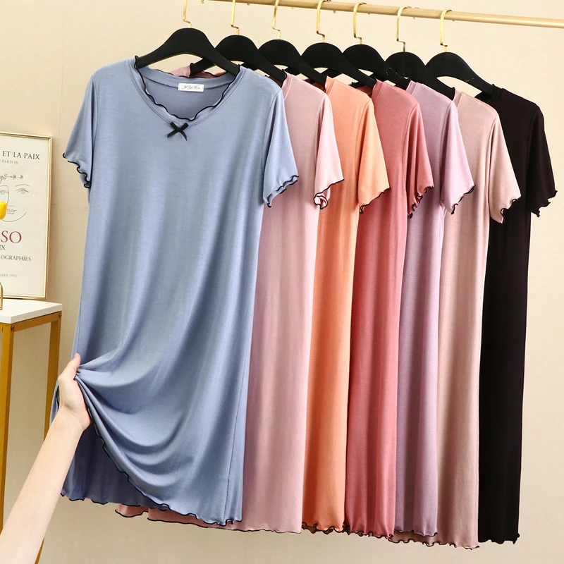 Gaun Tidur Modal Wanita Musim  - Maternity Wear ulasan dan harga