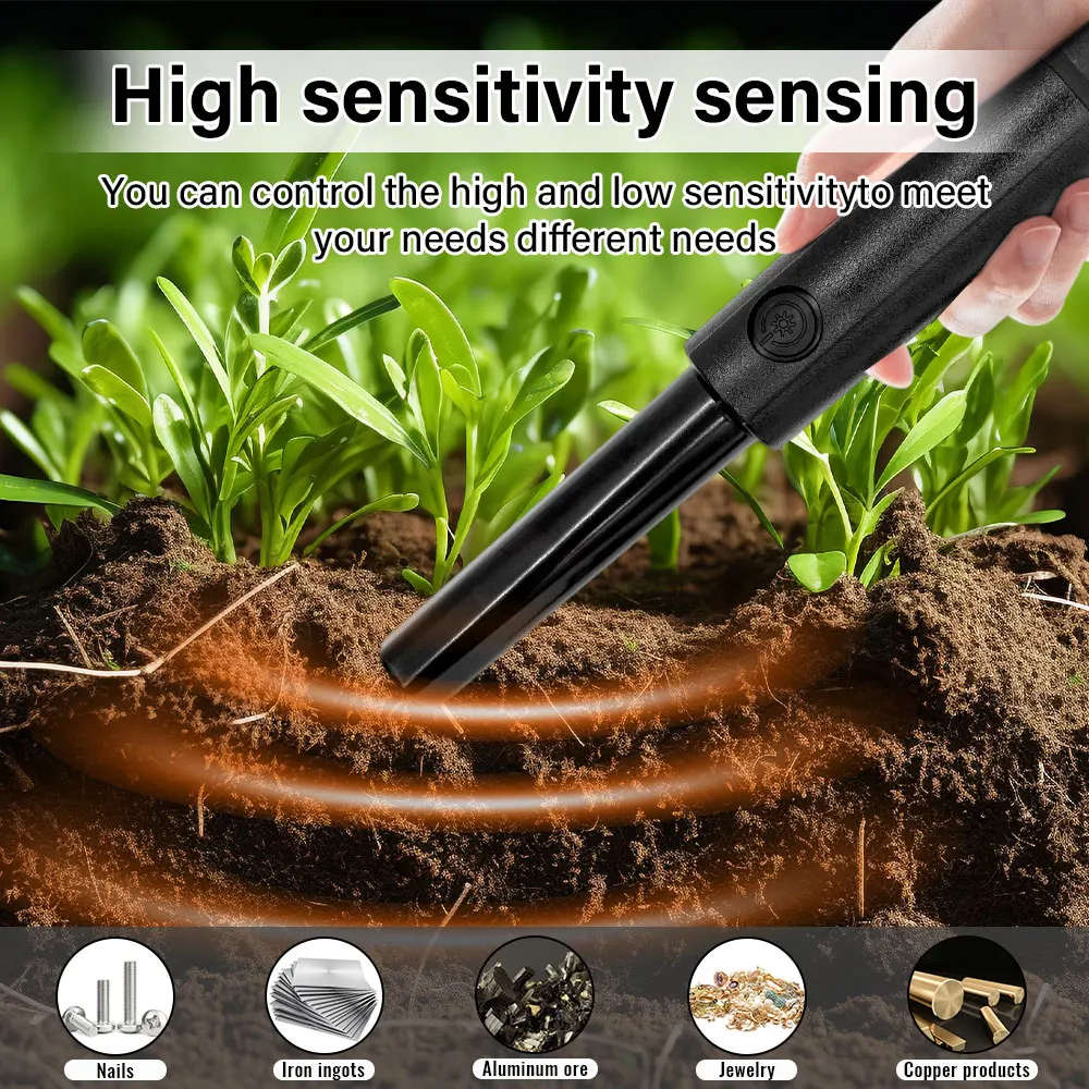 

New Positioning Rod TC-116 Metal Detector IP68 Fully waterproof High Sensitivity Precise location Search for gold all metal