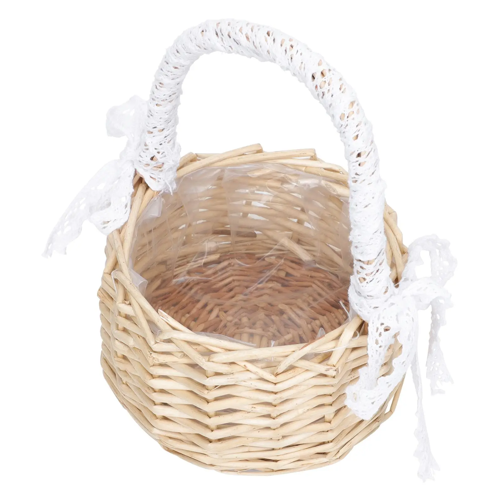 

Rattan Woven Storage Home Decor Fruit Snack Storage Basket Holder Long Lasting Household Rattan Basket Baskets