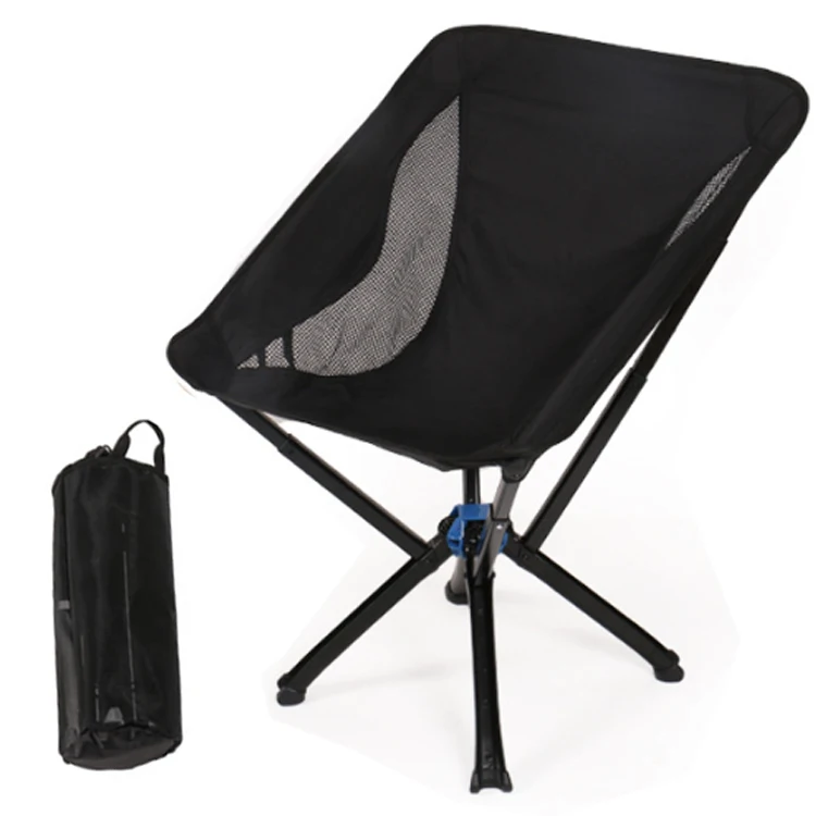 

Lightweight Aluminum Oxford Folding Chair Quick Open Fishing Moon Chair Camping Chair