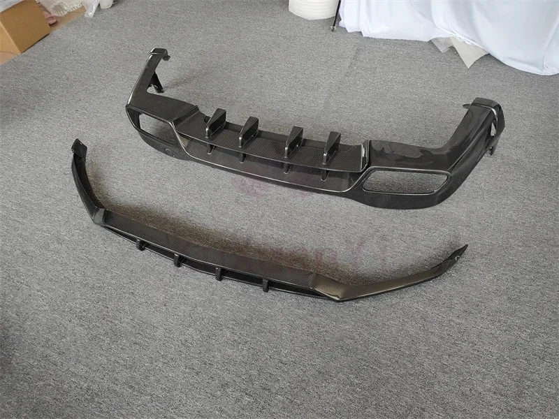 For Mercedes Benz GLC 63 AMG GLC T style front carbon bumper Front lip Rear diffuser Carbon body kit