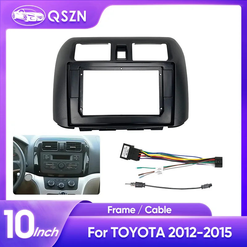 

For TOYOTA 2012-2015 10inch Car Radio Android DVD GPS CD Stereo Audio Screens Dashboard Player Navigation Cables Harness Frame