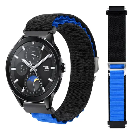 22mm Loop Nylon Strap For Xiaomi Watch 2 Pro/S3/S2/S1 Active/Pro Wristband Bracelet Replacement Wriststrap Smartwatch Watchband