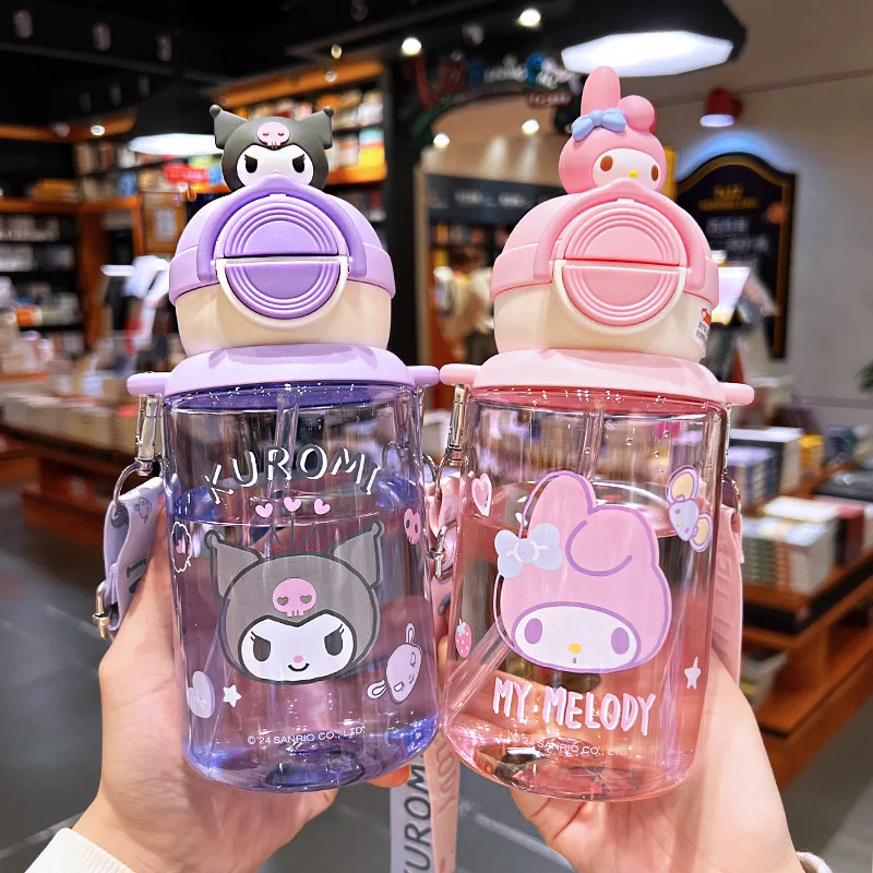 

Sanrio Officially Co-branded Kids Tritan Cup - Large Capacity Adorable Straw Cup, Chic for Girls & Students