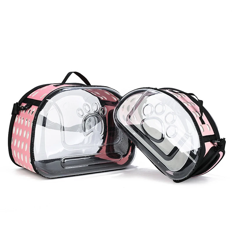 Portable Breathable Pet Carrier Backpack, Dog and Cat Travel Cage, Outdoor Handbag