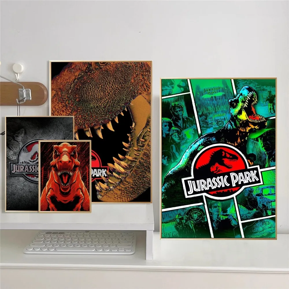 J-Jurassic P-Park Anime Posters Sticky Whitepaper Prints Posters Artwork Kawaii Room Decor