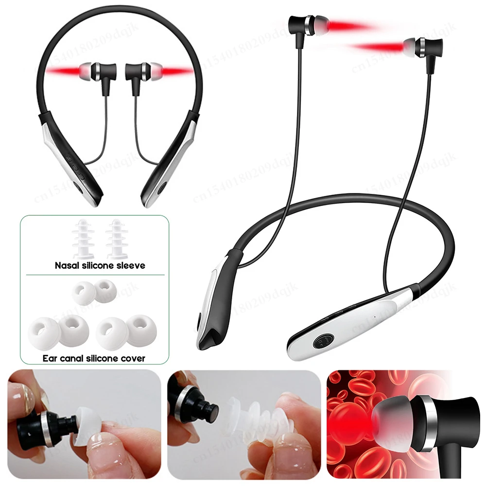 

Rechargeable Portable Nasal and Ear Canal Laser Irradiator Neck-hanging Laser Ear Irradiator 650nm Light Wave Canal Nasal Care