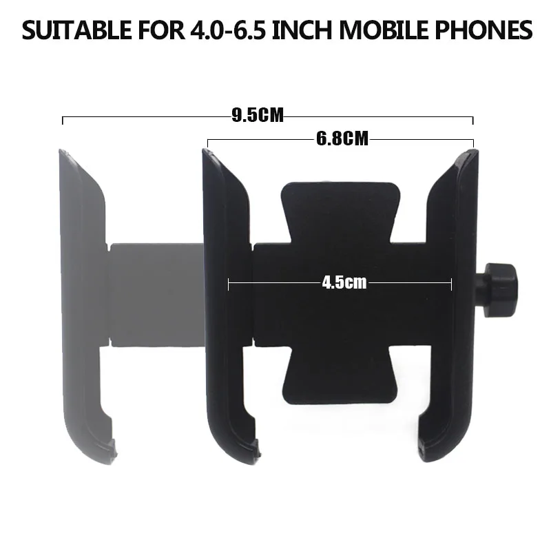 For KYMCO DOWNTOWN NIKITA GDINK KXCT PeoPle S Racing S G150 Motorcycle handlebar Mirror Mobile Phone Holder GPS stand bracket