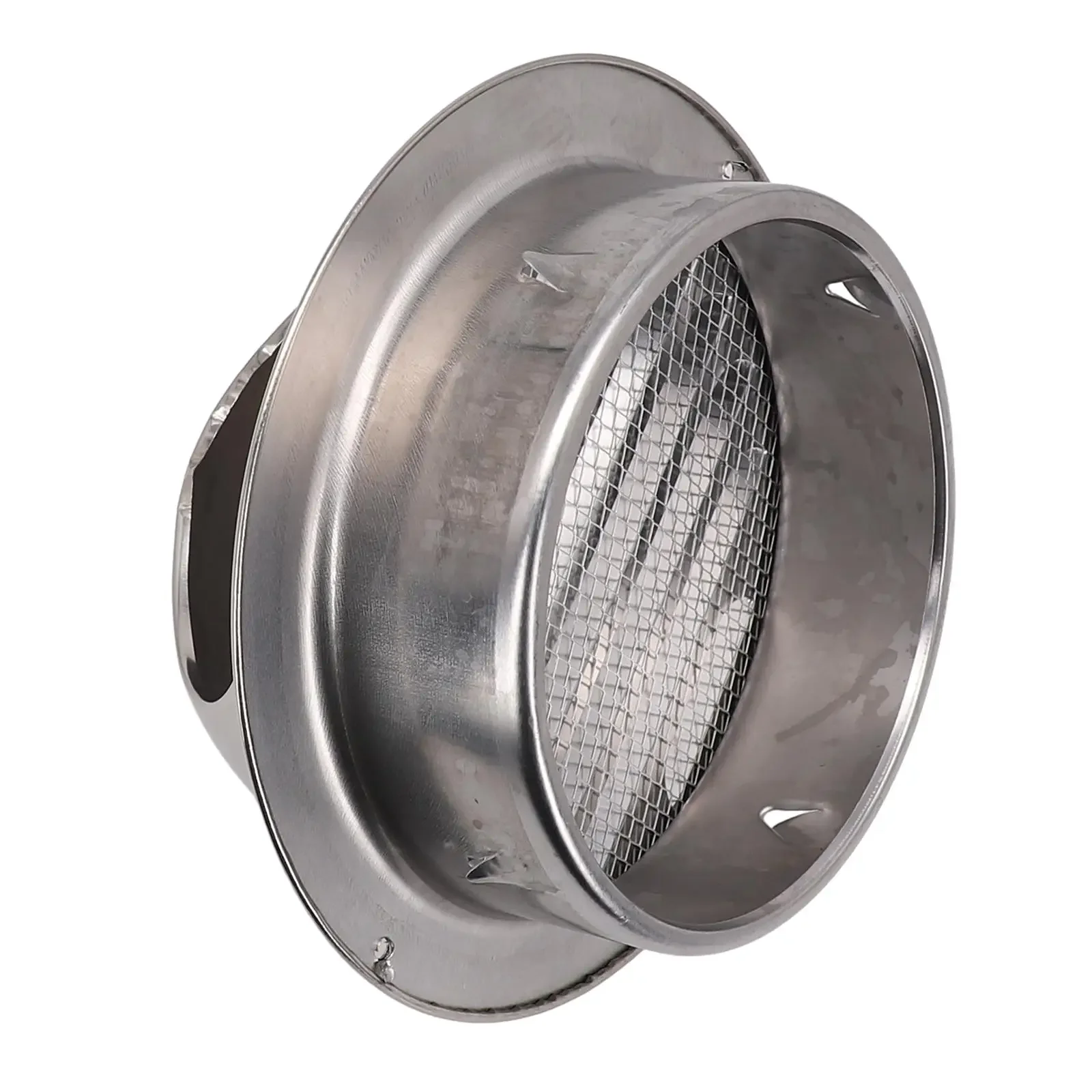 75-200mm Stainless Steel Vent Cap Wall Ceiling Air Vent Ducting Round Ventilation Exhaust Grille Cover Heating Cooling Vents Cap