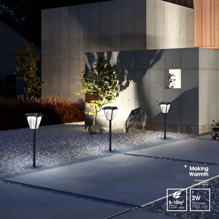 LED esterno solare super grande batteria impermeabile prato luce giardino paesaggio balcone cortile parco percorso illuminazione decorativa