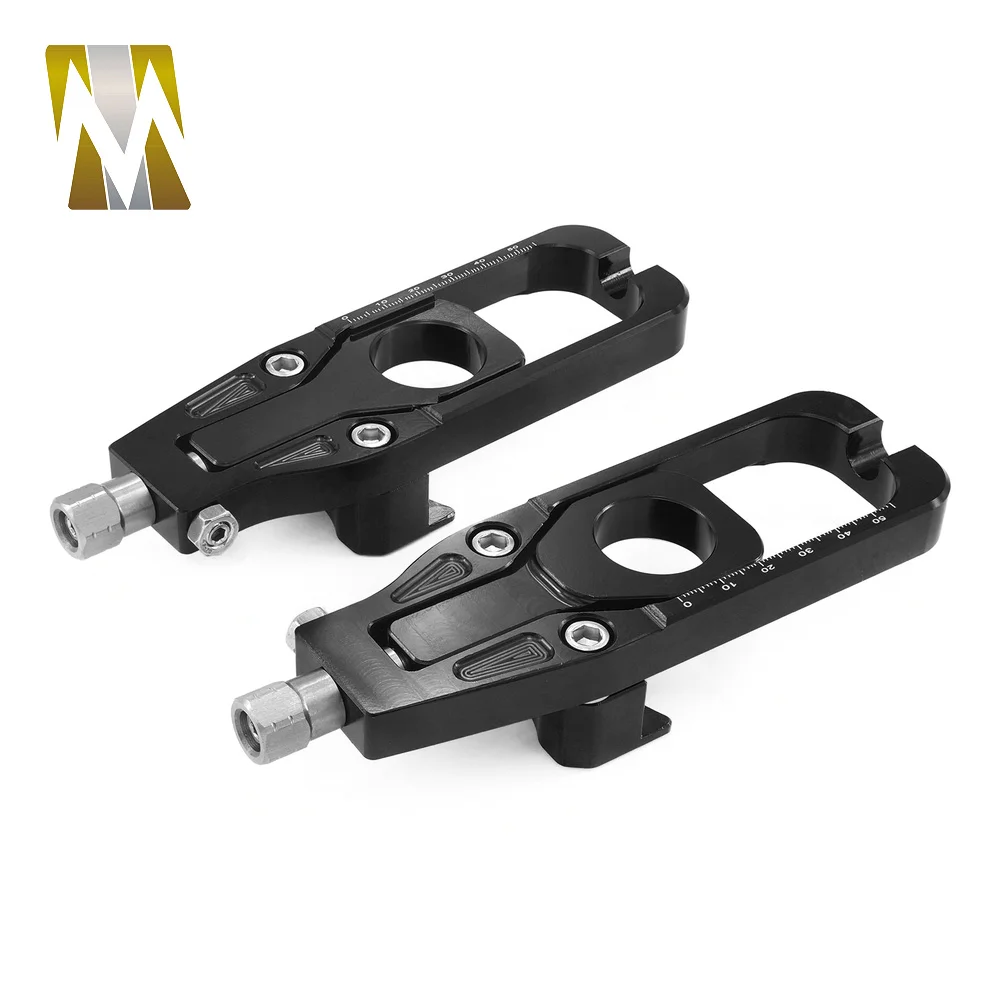 Motorcycle Accessories Chain Adjusters For Kawasaki ZX6R ZX-6R 2005-2010 2011 2012 2013 2014 2015 2016 Racing Chain Tensioners