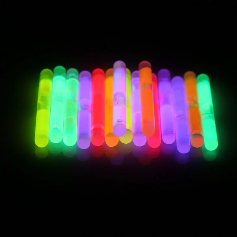 10Pcs Multicolor Glowing Sticks Colorful Light Stick Chemical Fluorescence Sticks for Wedding Party Clubs New Year Decoration