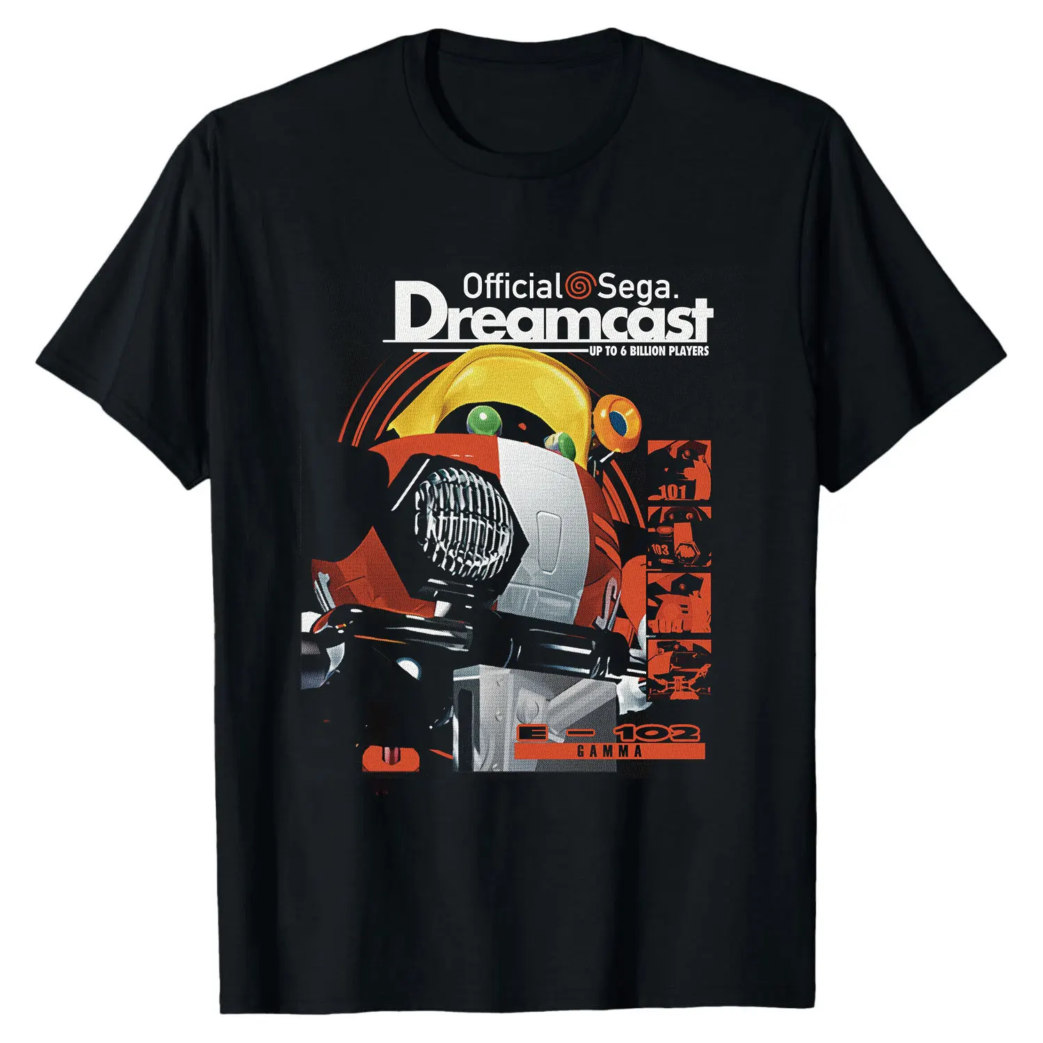 

E-102 GAMMA Sonic The Hedgehog Cute Gift t shirt for Anime lover 1220 Cartoon Graphic Tee Y2K clothes All size Tops S-6XL Tee