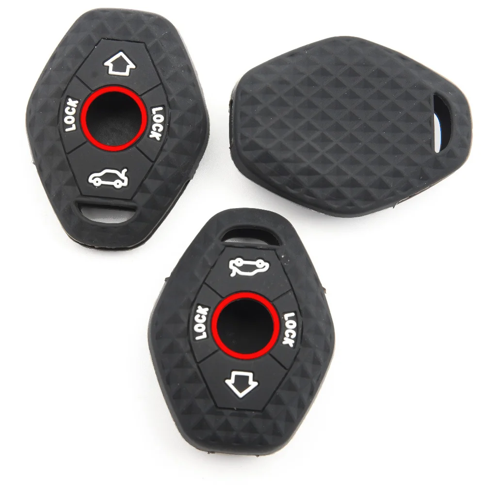 Silicone Key Cover For BMW X5 E53 X3 F83 E46 E39 E38 E60 E63 E61 E64 Series 3 5 7 330i Z3 Z4 E85 E86 M5 325i Wear Resistant