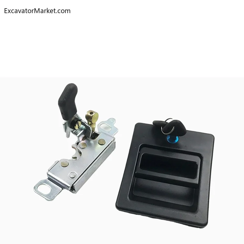 

High quality parts For Volvo excavators 480 380 350 300 250 220 200 120DB New cab door lock assembly Outer handle lock block