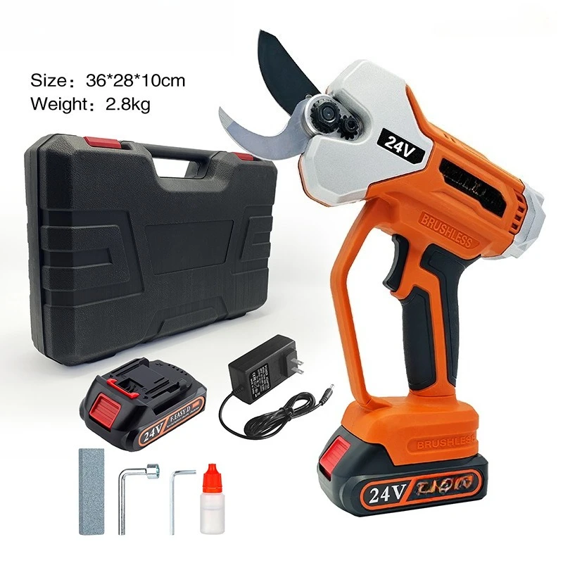 Electric Pruning Scissors Lithium Battery Scissors Fruit Tree Fruit Branch Scissors Gardening Branch Pruning Power Tools