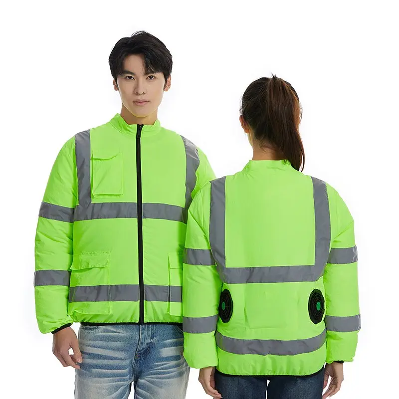 AKOOUS 6500 RPM 12V/5V USB 3-Fans Cooling Vest Air Conditioned Clothes Men Women Outdoor Work Fishing Body Cooling Jacket - view 5