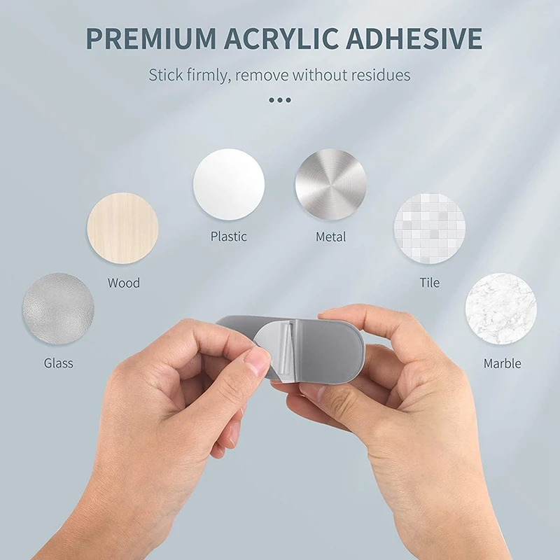 Auto-adesivo Cabo Fixação Clip, Data Cable Organizer, Storage Box, braçadeira fixa, 4 pcs