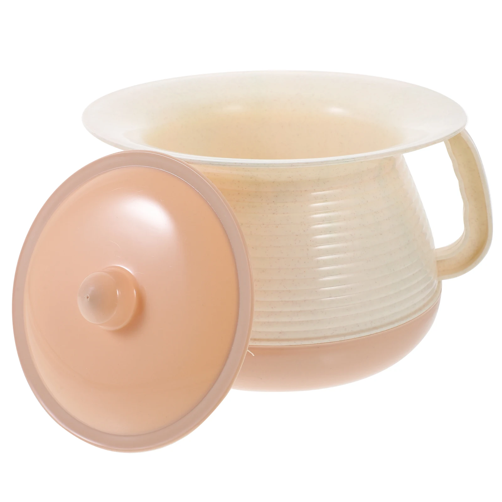 

Infant Toddler Urine Bucket Chamber Pot Portable Child Toilet Lid Bedside PP Orange Plastic Potty Spittoon Unisex Bedroom Camp