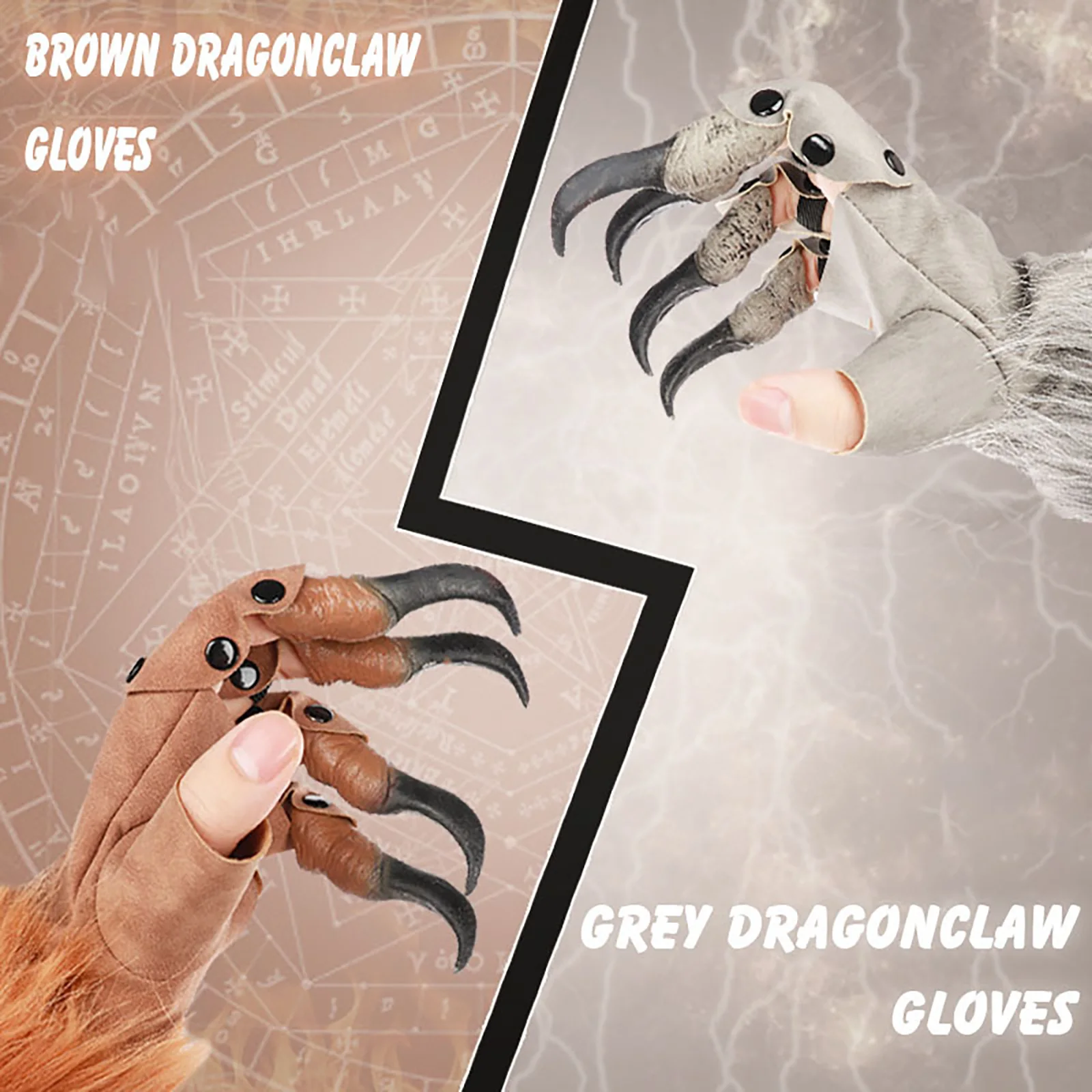 Herren Damen Drachenklaue Handschuhe Geist Horror Gruselige Handschuhe Halloween Cosplay Karneval Party Kostüm Requisiten Gefälligkeiten Zubehör