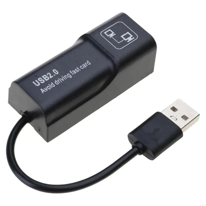 Bộ chuyển đổi USB sang Ethernet F3MA Bộ chuyển đổi mạng 10/100Mbps Bộ chuyển đổi mạng RJ45 sang USB 2.0 LAN Internet