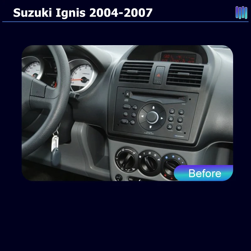 AI VOICE roadivox Android car radio for Suzuki Ignis 2004-2007 stereo GPS Navigation video Multimedia Player tape recorder