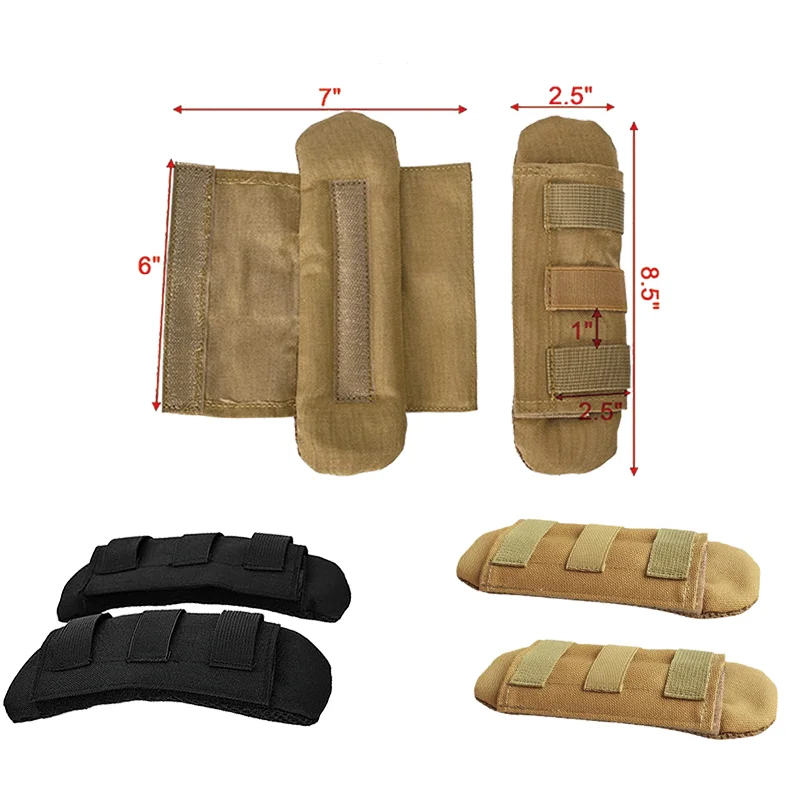 

Тактический жилет для улицы, рюкзак, амортизирующий наплечник, уличный походный охотничий дышащий противоскользящий сетчатый коврик, защита плеч