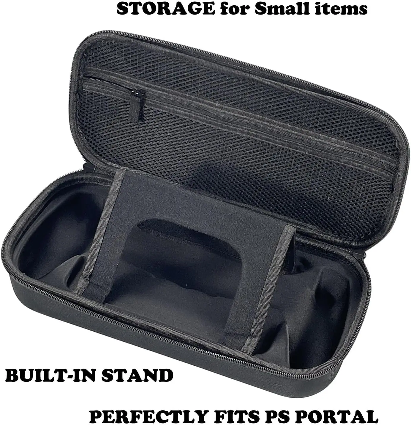 حقيبة تخزين EVA Traveler متوافقة مع مشغل جهاز التحكم عن بعد لجهاز Playstation مع حامل مدمج
