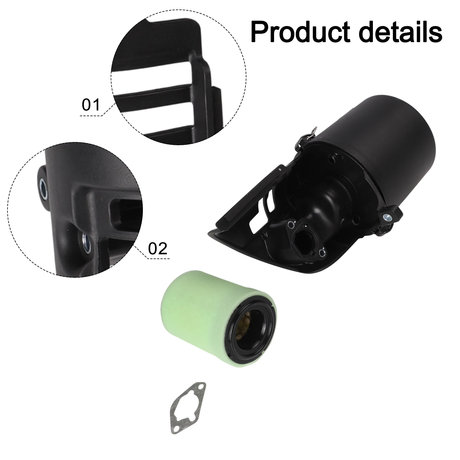 gruppo-filtro-aria-con-coperchio-base-per-motore-ch395-ch440-sostituisce-1708303s-1708321s-ricambi-per-tosaerba