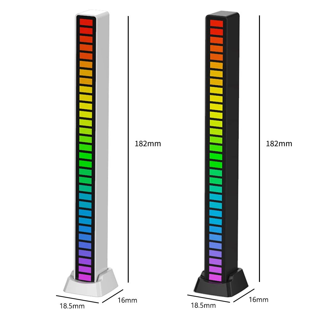 RGB LED Strip Light Music Sound Control Pickup ritmo lampada ambientale atmosfera luci notturne per Bar Car Room TV Gaming Decoration