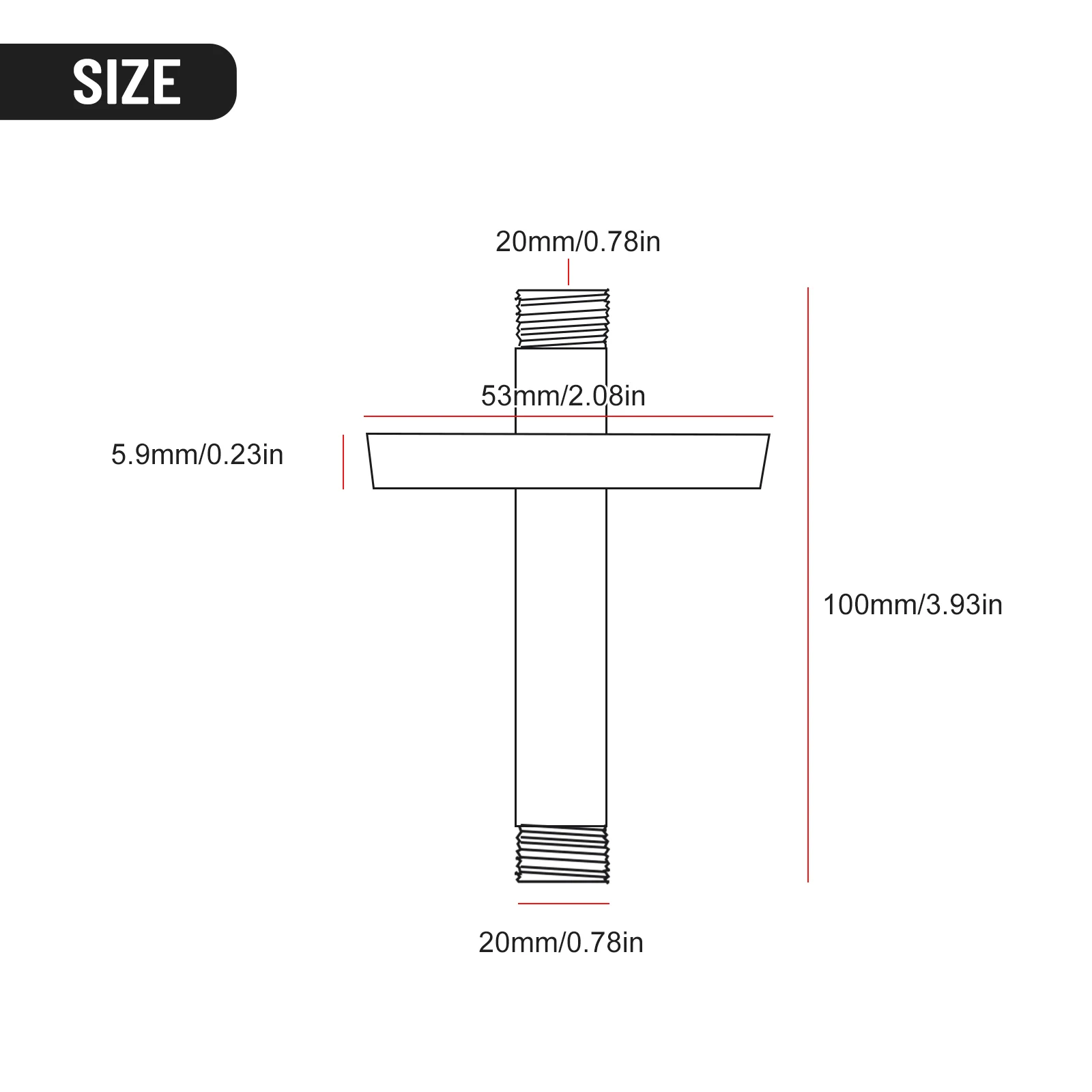 High Quality Shower Bracket With Flange Straight Replacement Shower Head Extension Silver Stainless Steel 10cm