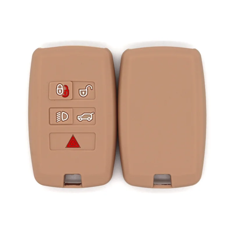 

Silicone Car Key Case for Land Rover Discovery 5/Range Rover Sport/Evoque/Defender/Velar & Jaguar E-PACE - Key Pouch Accessories