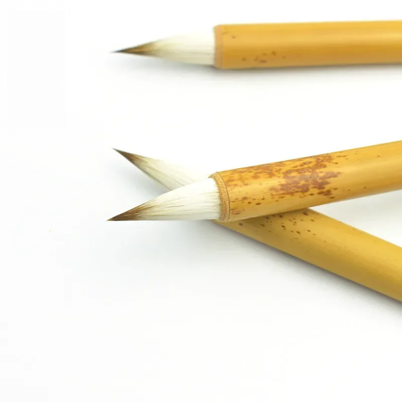 Chinese Calligraphy Brush Pen Weasel Woolen Hair Regular Script Pen Writing Landscape Painting Ink Brush Copying Scripture Brush