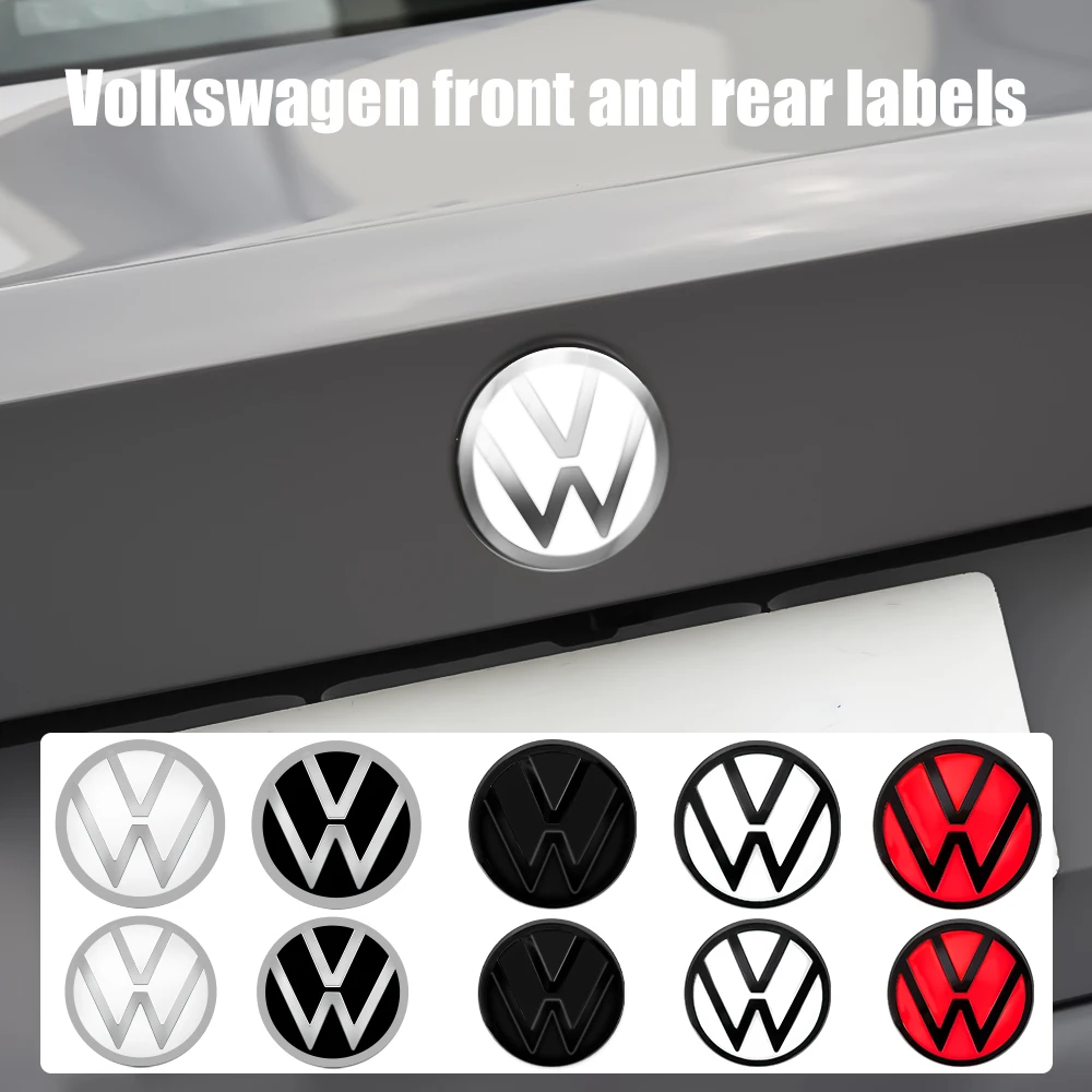 1セット-車-フロントグリルロゴ-トランク交換カバー-フォルクスワーゲン-vw-ゴルフ8-mk8-パサート-ヴァリアント-アルテン-cc-ポロ-t-roc-2021-2023-id3用