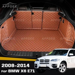 APPDEE Car trunk mat for BMW X6 E71 2008 2009 2010 2011 2012 2013 2014 cargo liner carpet interior accessories cover