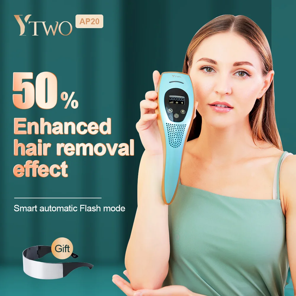 إزالة الشعر بالليزر للنساء، مزيل الشعر الدائم غير المؤلم، آلة إزالة الشعر بالليزر IPL، ومضات غير محدودة لجسم الوجه