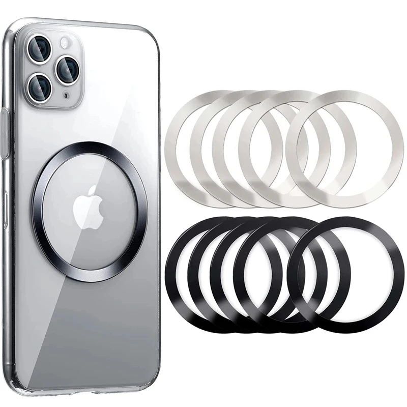 

Metal Magnetic Ring Sticker For Magsafe Wireless Charger For iPhone 17 16 Xiaomi Universal Wireless Charging Magnetic Plate Ring