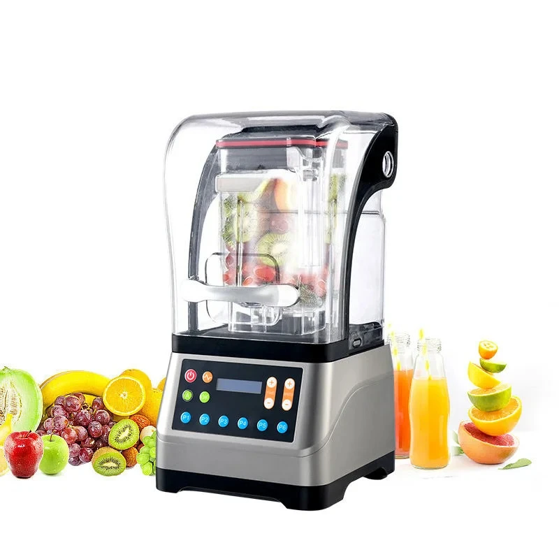 Ice Crusher Smoothie Fruit Blenders 3 in 1 Commercial Juicer Blender Mixeur Electric Chopper for Catering Coffee Milk Tea Shop